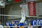 VB vs USCGA  Wheaton College Women's Volleyball vs U.S. Coast Guard Academy. - Photo by Keith Nordstrom : Wheaton, Volleyball